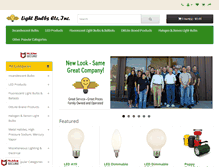 Tablet Screenshot of lightbulbsdirect.com
